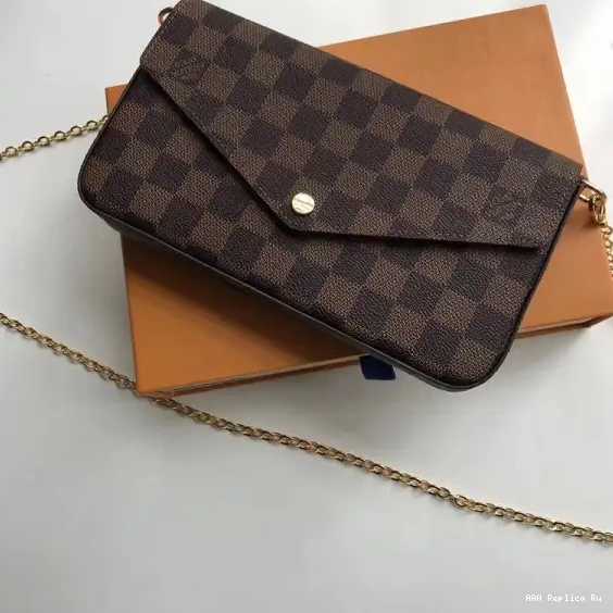 AAA Pruses Bags N63032 Damier Louis Vuitton Felicie Pochette Bag 0514